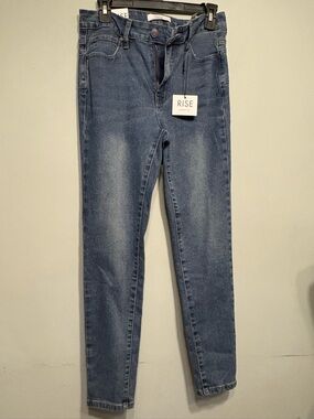 Denim High- Slim Jeans - Blue